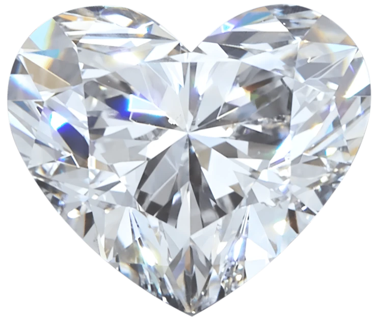 Heart cut diamond
