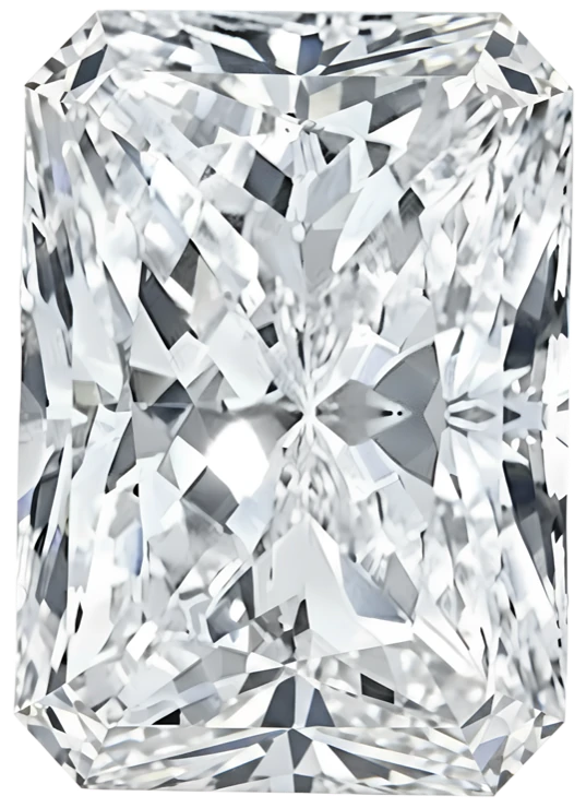 Radiant cut diamond