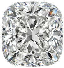 Cushion cut diamond