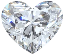Heart cut diamond