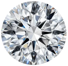 Round cut diamond
