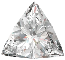 Trillion cut diamond