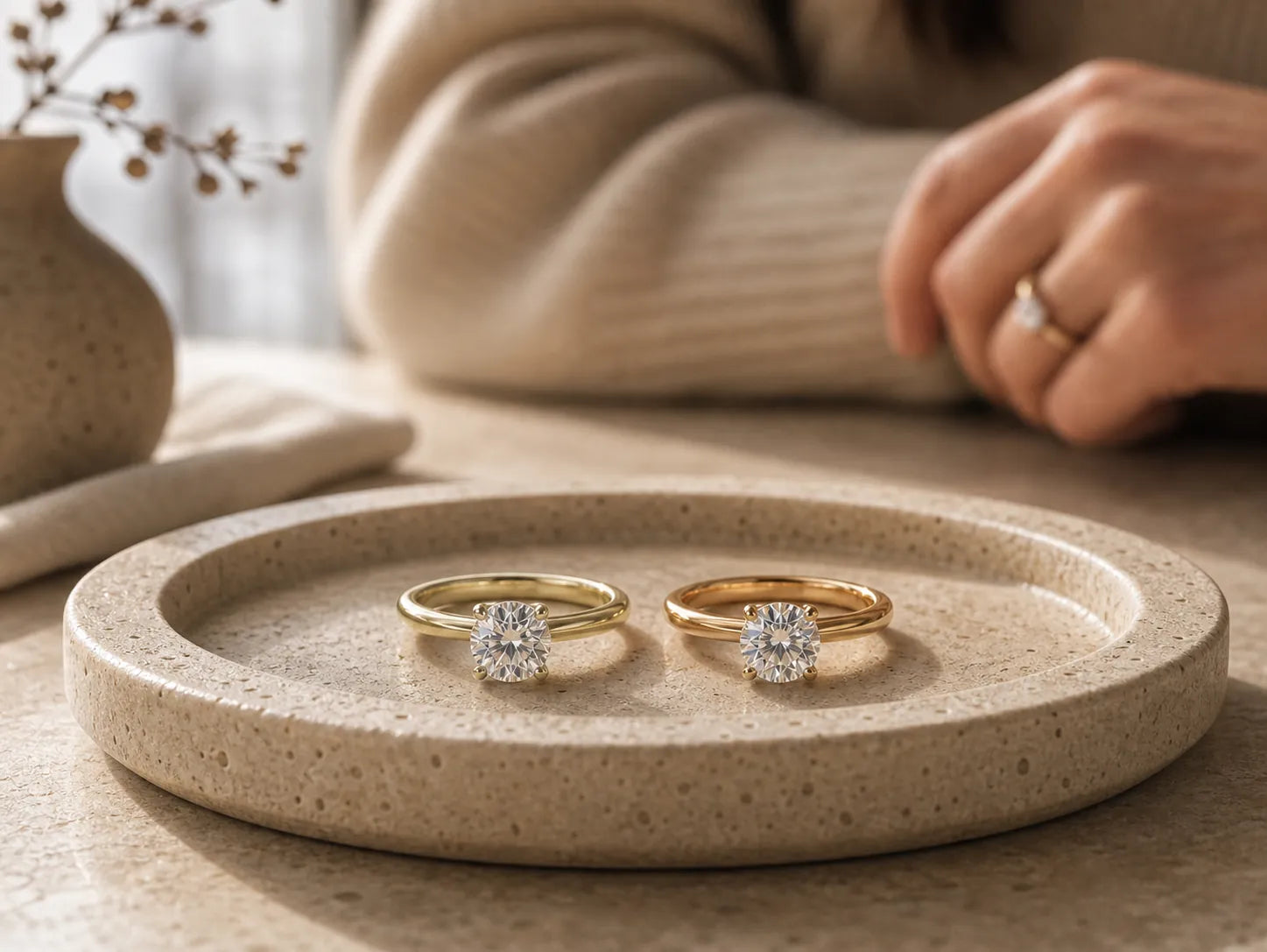 White Gold vs Yellow Gold: What Actually Matters When Choosing